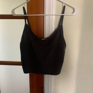 Grey Forever 21 Crop Top